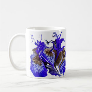 Mug Fleurs Iris Violets