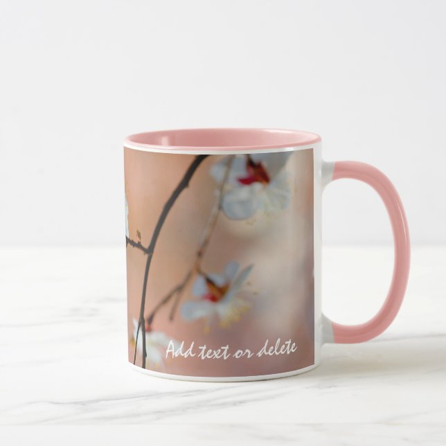 Mug Fleurs japonaises d'abricot (Droite)
