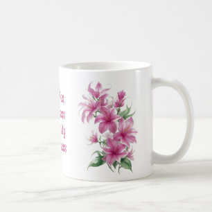 Mug Fleurs Lys Orientales Roses