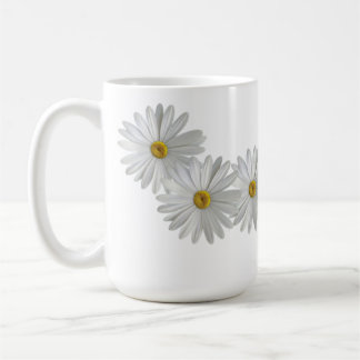 Mug Fleurs marguerites blanches