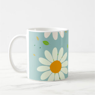 Mug Fleurs marguerites Motif floral Fille pastel arc-e