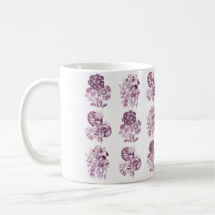 Mug Fleurs monochromes en Bourgogne