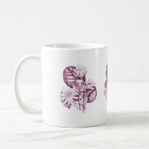 Mug Fleurs monochromes en Bourgogne