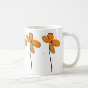 Mug Fleurs orange