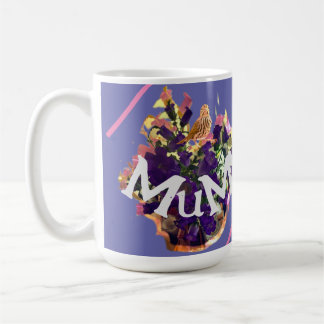 Mug Fleurs perpules avec oiseaux