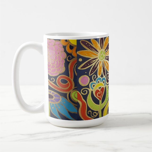 Mug Fleurs pour Jolene (Gauche)