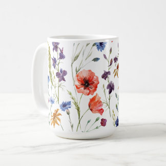 Mug Fleurs Pressées Boho Fleur Sauvage Cottagecore Nat