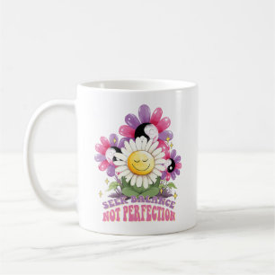 Mug Fleurs Quote Positive Rechercher l'équilibre pas l