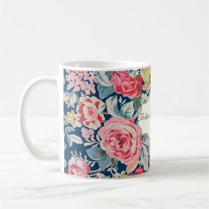 Mug Fleurs romantiques adorables - Message de motivati