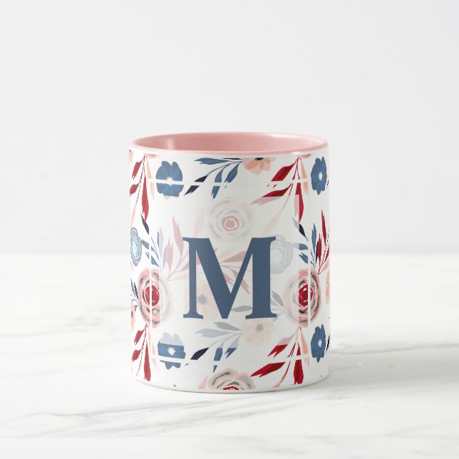 Mug Fleurs roses (Centre)