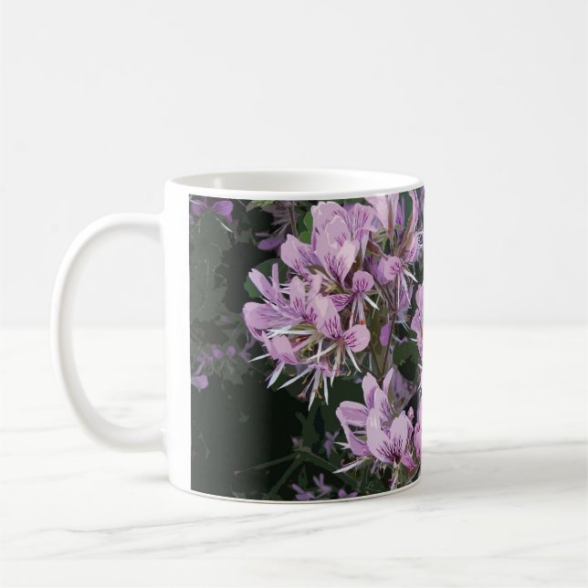 Mug Fleurs roses (Gauche)