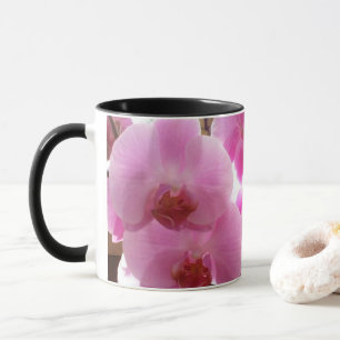 Mug Fleurs roses d'orchidées