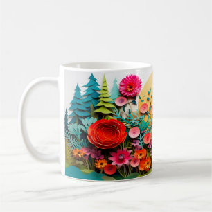 Mug Fleurs sauvages 3D