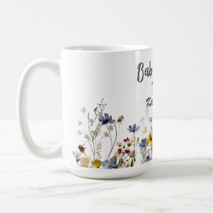 Mug Fleurs sauvages Baby shower botanique botanique