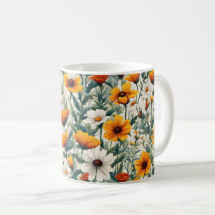 Mug Fleurs sauvages colorés #5