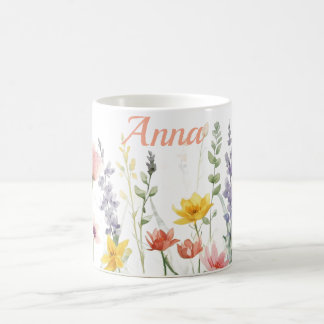 Mug Fleurs sauvages de couleur pastel