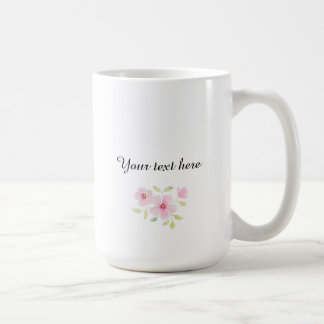 Mug Fleurs sauvages délicates à l'aquarelle