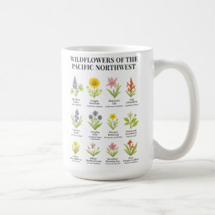 Mug Fleurs sauvages du Nord-Ouest du Pacifique - Aquar