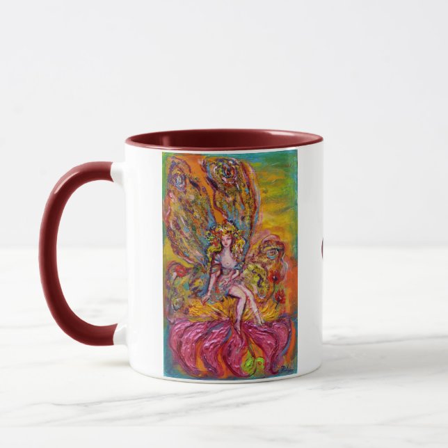 Mug FLEURS SUR L'imaginaire ROSE IRIS (Gauche)