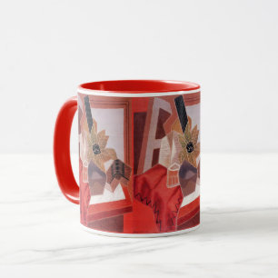 Mug Fleurs sur une table par Juan Gris, Cubisme vintag