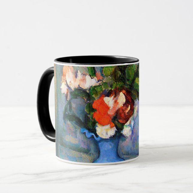 Mug Fleurs Vase Bleues, Paul Cezanne (Devant gauche)