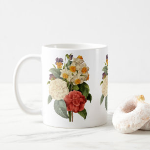 Mug Fleurs vintages, Camellias et Narcisse, Redoute