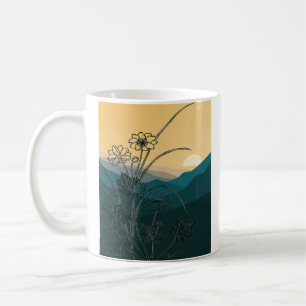 Mug Fleurs vintages Florales Plantes Nature Botany Art