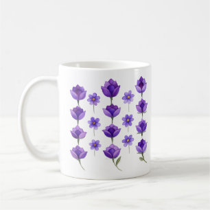 Mug Fleurs Violettes Murmurantes