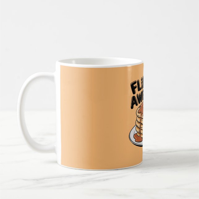 Mug Flippin' Awesome Pancake Stack Drôle Petit Déjeune (Gauche)