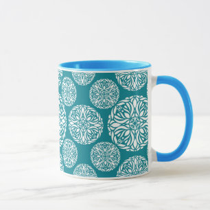 Mug Flocon de neige floral d'hiver