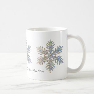 Mug Flocon de neige scintillant imprimé