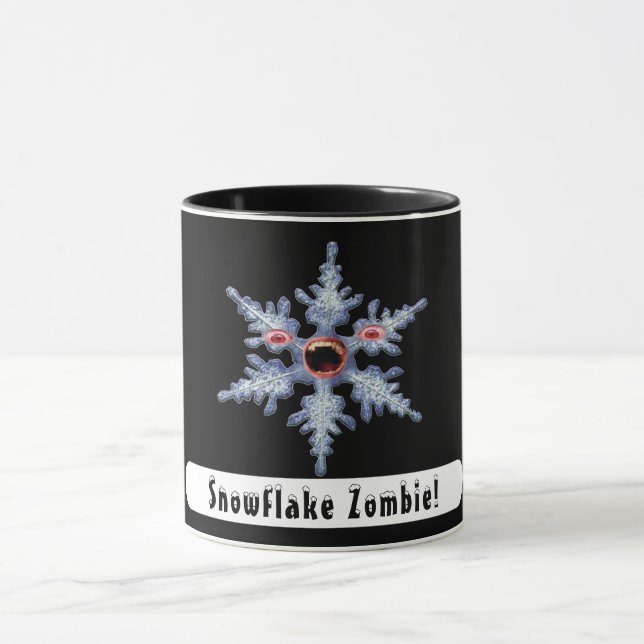 Mug Flocon de neige Zombie ! (Centre)