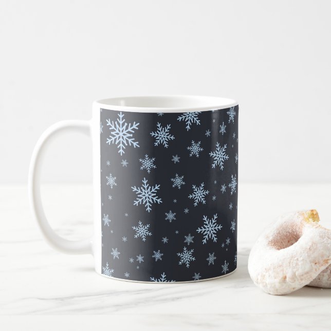 Mug Flocons de neige (Avec donut)