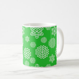 Mug Flocons de Noël sans couture