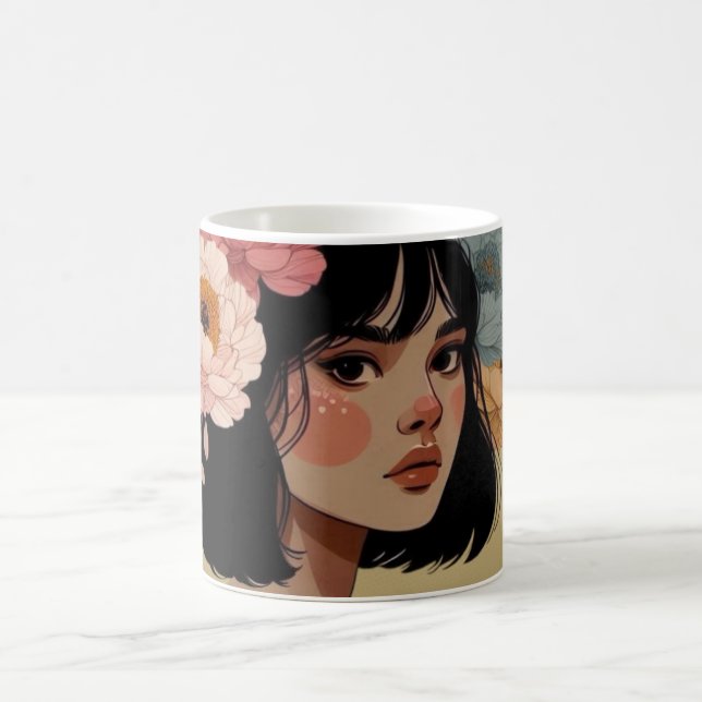 Mug Flora Mystica - Flower Elegance for your shoul