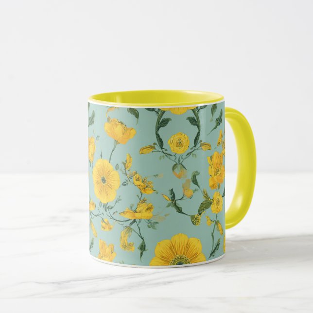 Mug floral (Créateur téléchargé)