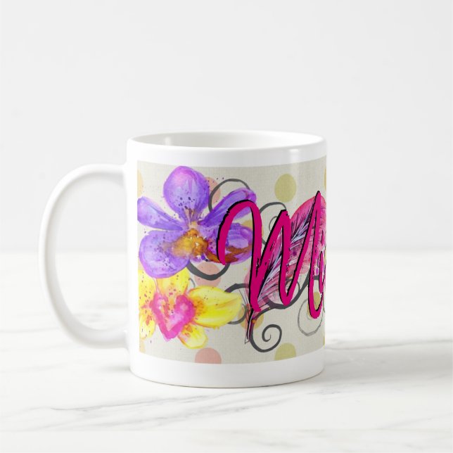Mug Floral (Gauche)
