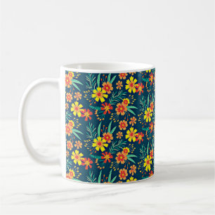 Mug Floral Arrière - plan Belle conception-46566