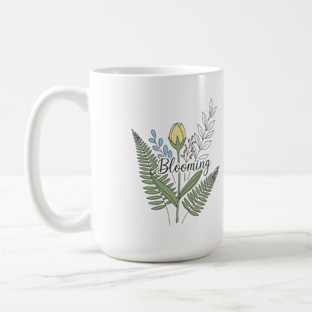 Mug Floral & Botanique "Blooming" (Gauche)