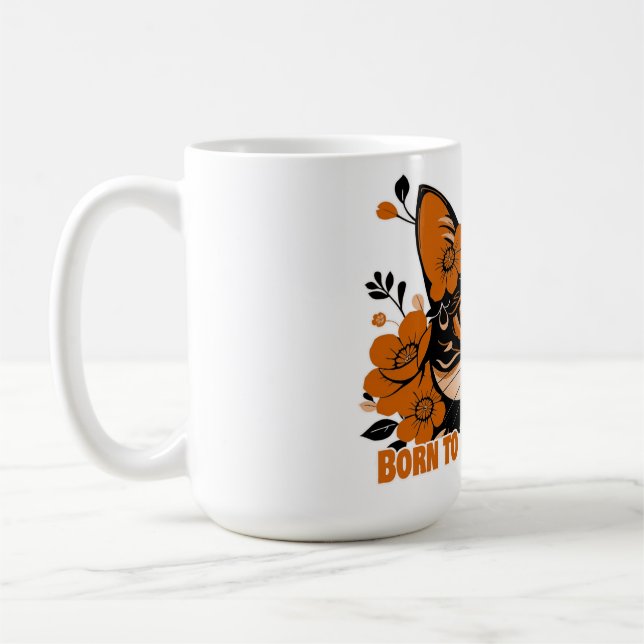 Mug Floral Cat  (Gauche)