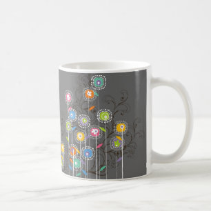 Mug Floral coloré lunatique de jardin d'agrément sup