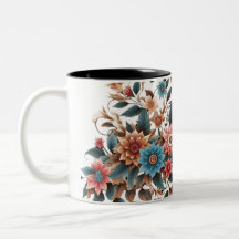 Mug Floral Conçu pour Nature Lover