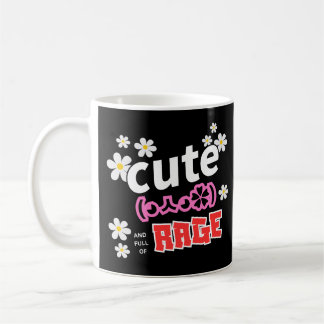 Mug Floral Drôle et Plein de Rage