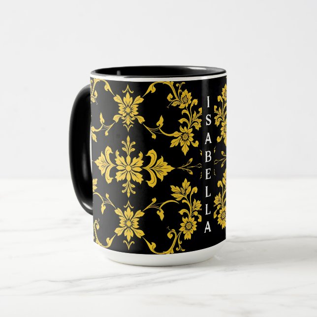 Mug Floral Elegant Collection Moderne (Devant gauche)