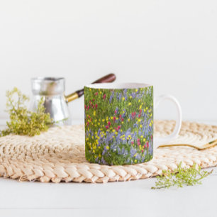 Mug Floral Fleur sauvage de prairie coloré