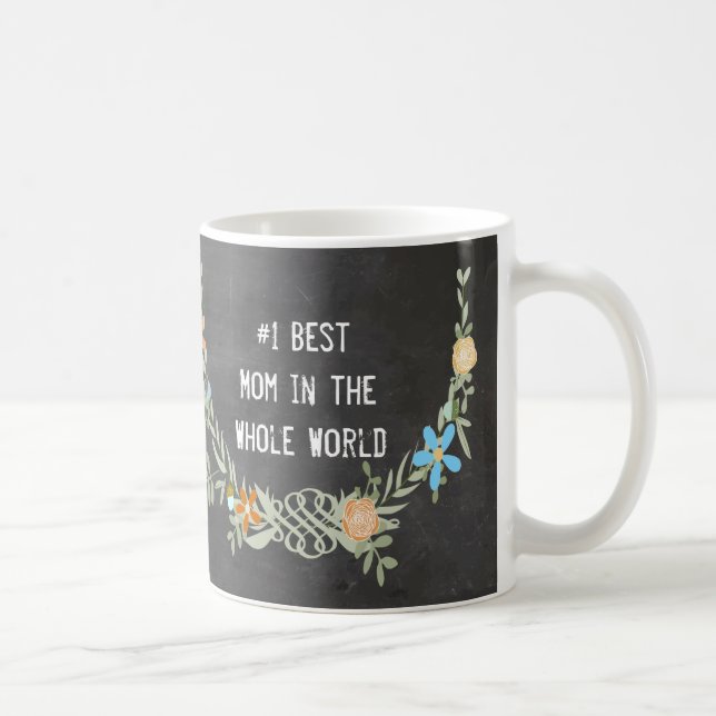 Mug Floral Garland meilleur moment dans le monde (Droite)