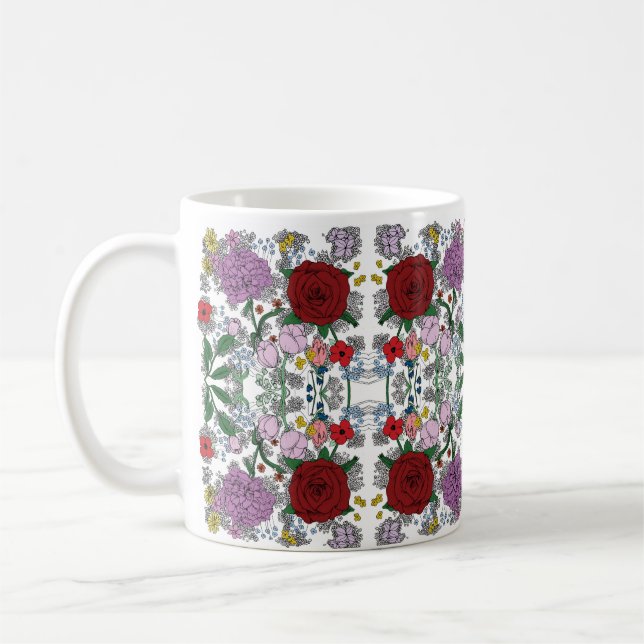 Mug floral Kaleidoscope (Gauche)