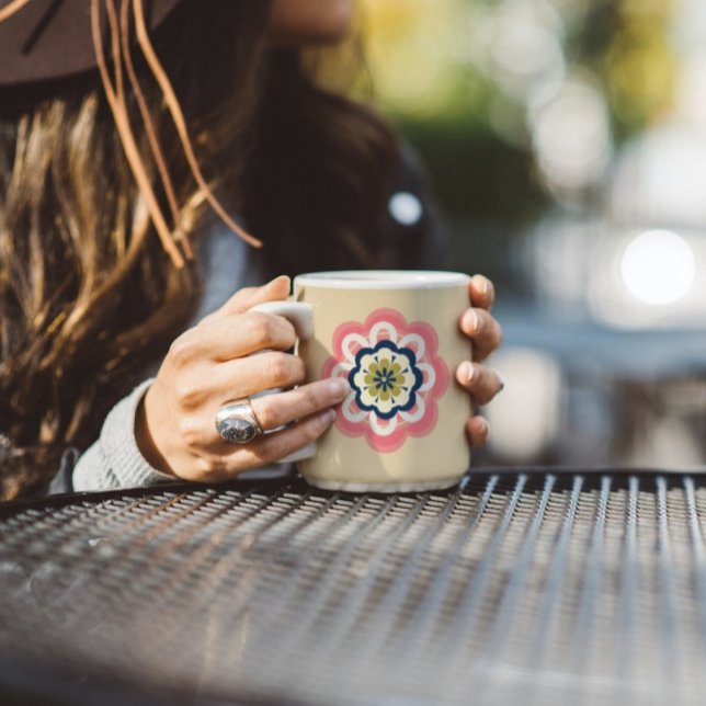Mug floral moderne (Créateur téléchargé)