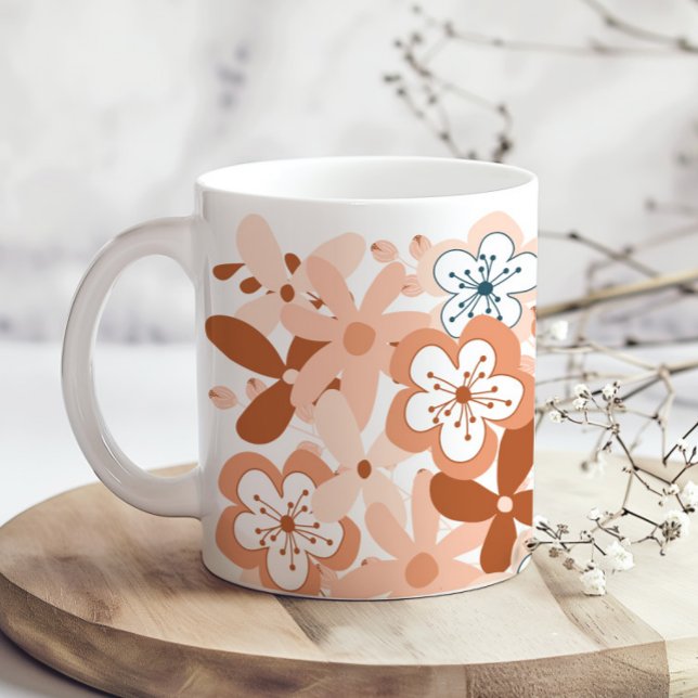 Mug Floral moderne (Créateur téléchargé)