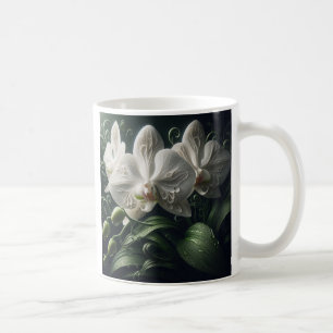 Mug Floral Orchidée blanche